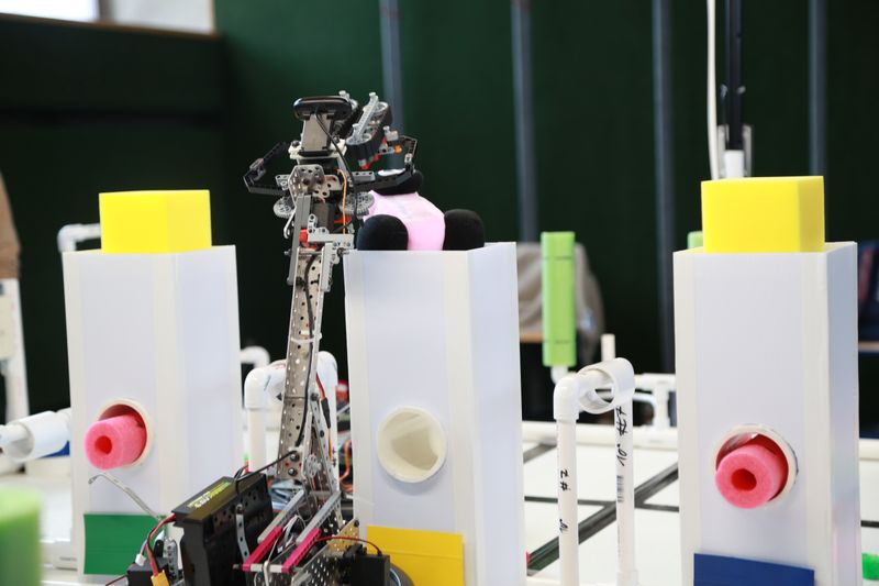 Stockbild am Roboter arbeiten 1